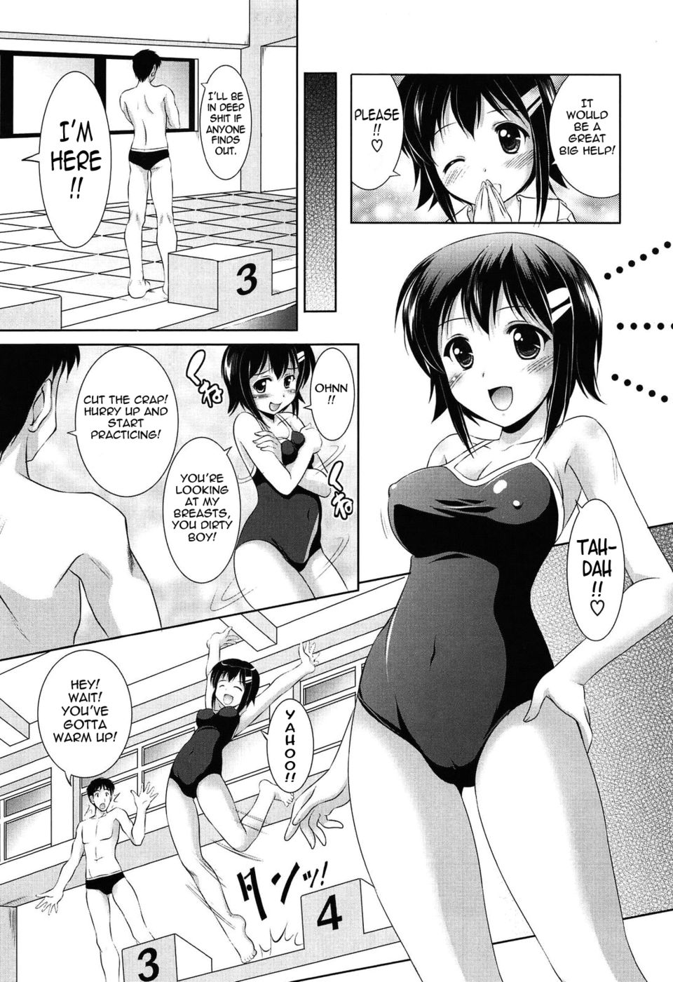 Hentai Manga Comic-Younger Girls Celebration-Chapter 8-Trans-swimsuit lovers-5